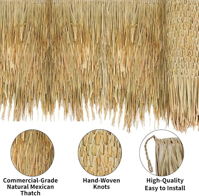 Forever Bamboo Mexican Palm Thatch Roof